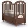 Детская кровать NUOVITA GRANO SWING продольный Noce scuro/Темный орех 4603736410462