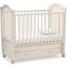 Детская кроватка NUOVITA PERLA SWING продольный маятник, слоновая кость 4603736410530